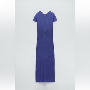 Zara Elegant Blue Women's Dress